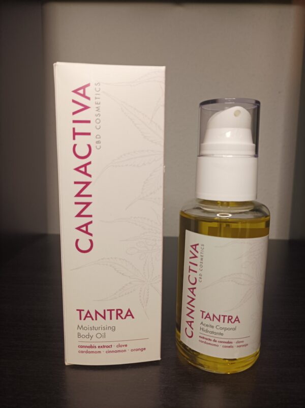 Aceite corporal tantra con CBD 100ml (cannactiva) - Imagen 2